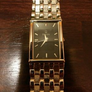 Bulova Men's 96D11 Diamond Accented Watch